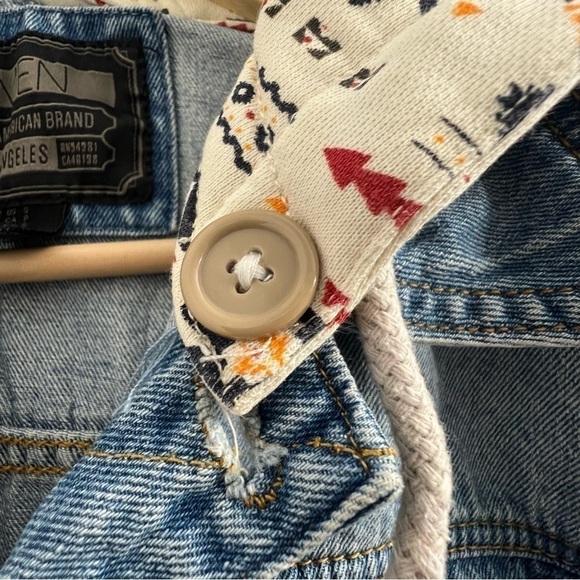 21men‎ | Forever 21 Hooded Denim Jacket, size Small - Picture 6 of 7